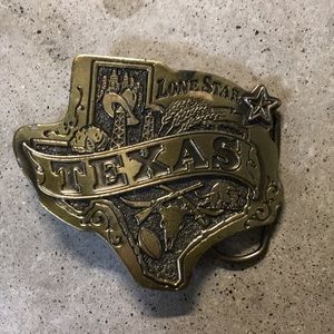 Texas belt buckle